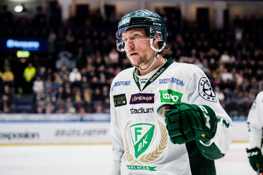 Färjestads Jesper Olofsson jublar