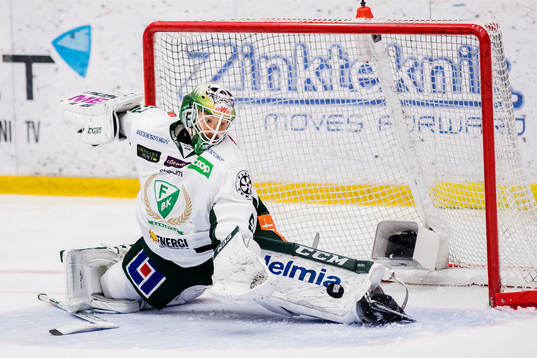 Färjestads målvakt Markus Svensson