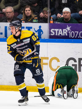 s Christoffer Törngren och Färjestads Oskar Steen