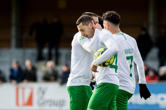 Hammarbys Nikola Djurdjic jublar