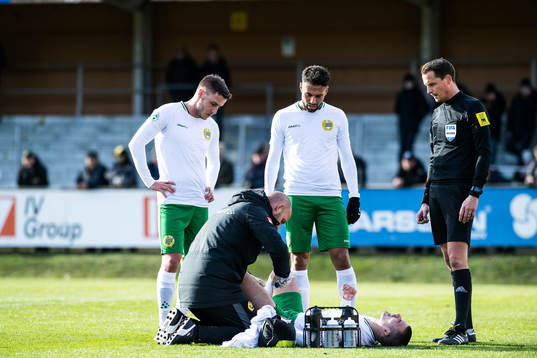 Hammarbys Vladimir Rodic har ont