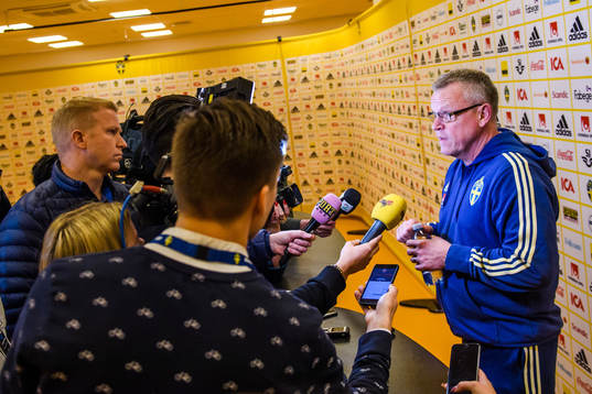 Head coach Janne Andersson of Sweden