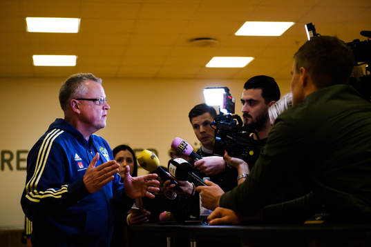 Head coach Janne Andersson of Sweden