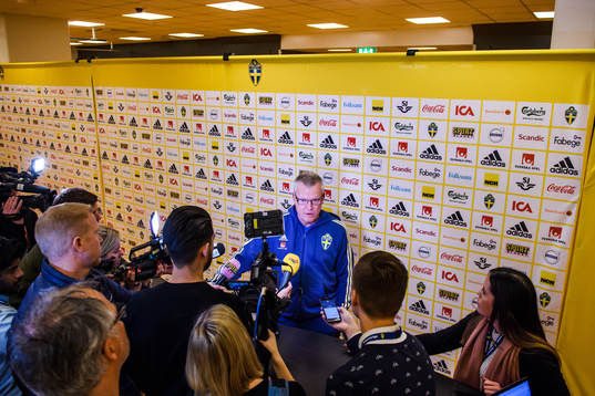 Head coach Janne Andersson of Sweden