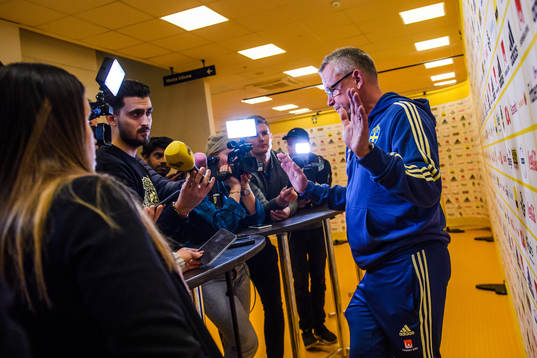 Head coach Janne Andersson of Sweden