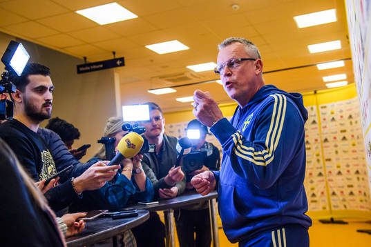 Head coach Janne Andersson of Sweden
