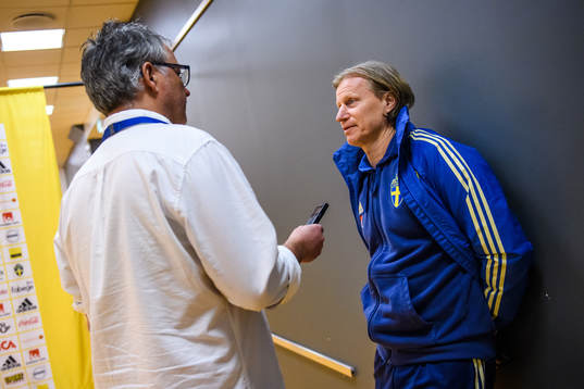 Team manager Stefan Pettersson of Sweden