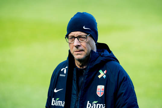 Lars Lagerbäck, head coach of Norway