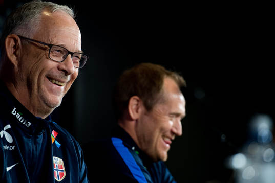 Lars Lagerbäck, head coach of Norway