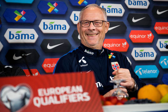Lars Lagerbäck, head coach of Norway
