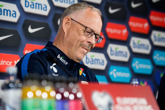 Lars Lagerbäck, head coach of Norway