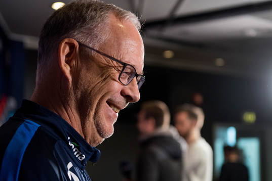 Lars Lagerbäck, head coach of Norway