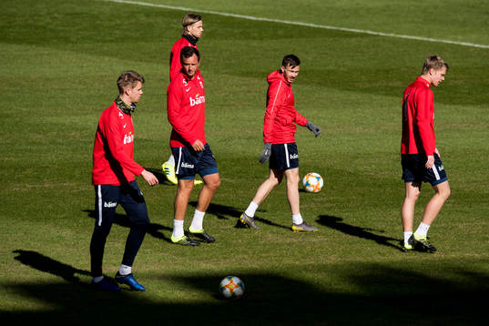 Kristoffer Ajer, Even Hovland, Iver Fossum, Martin Linnes