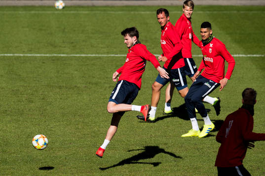 Håvard Nordtveit, Even Hovland, Sigurd Rosted and Bjørn