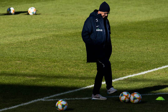 Lars Lagerbäck, head coach of Norway
