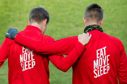 Sigurd Rosted and Markus Henriksen of Norway