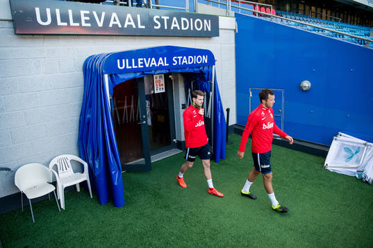 Håvard Nordtveit and Even Hovland of Norway
