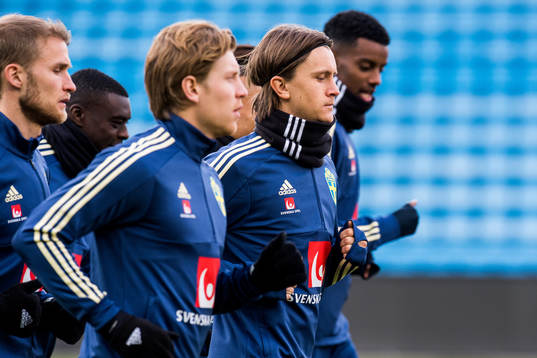 Kristoffer Olsson of the Swedish national football team