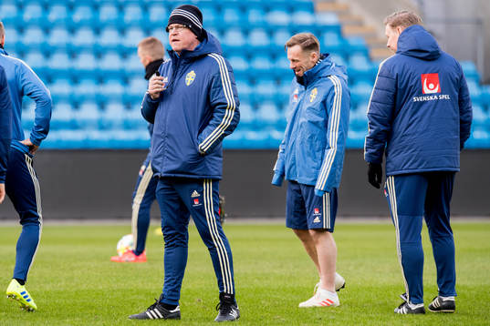 Head coach Janne Andersson of the Swedish national football