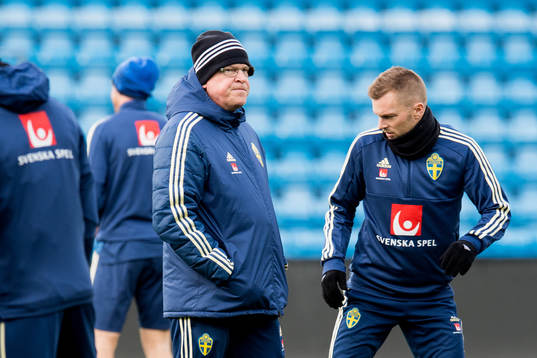 Head coach Janne Andersson of the Swedish national football