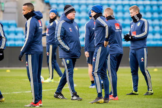 Head coach Janne Andersson of the Swedish national football