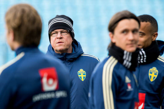Head coach Janne Andersson of the Swedish national football