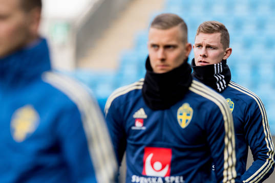 Emil Krafth of the Swedish national football team
