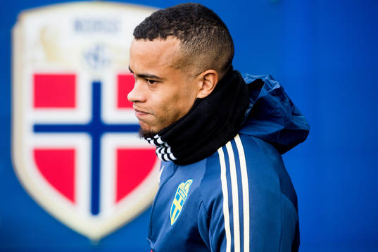 Robin Quaison of the Swedish national football team