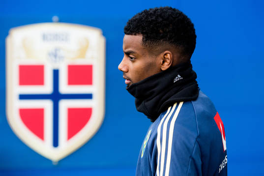 Alexander Isak of the Swedish national football team