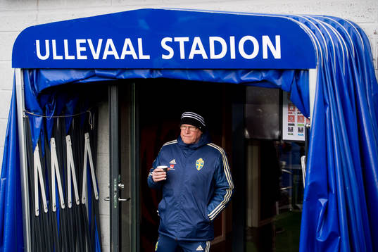 Head coach Janne Andersson of the Swedish national football
