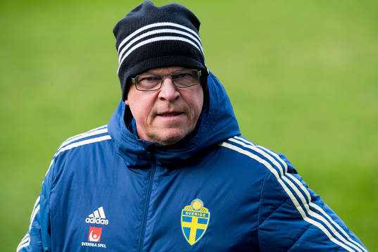 Head coach Janne Andersson of the Swedish national football