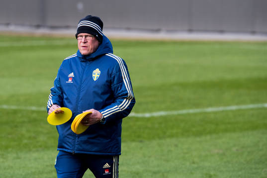 Head coach Janne Andersson of the Swedish national football