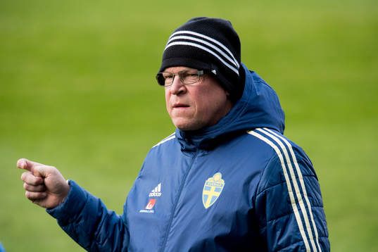 Head coach Janne Andersson of the Swedish national football