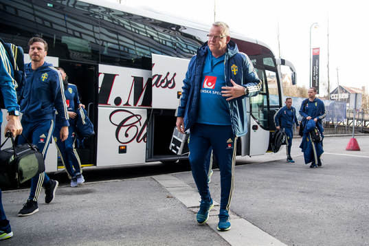 Head coach Janne Andersson of the Swedish national football