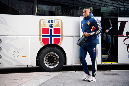 Robin Quaison of the Swedish national football team