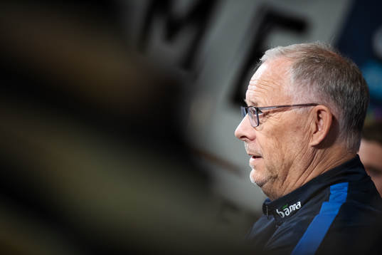 Lars Lagerbäck, head coach of the Norwegian national