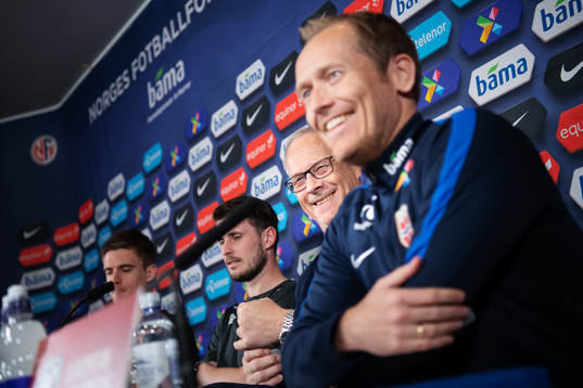 Lars Lagerbäck, head coach of the Norwegian national