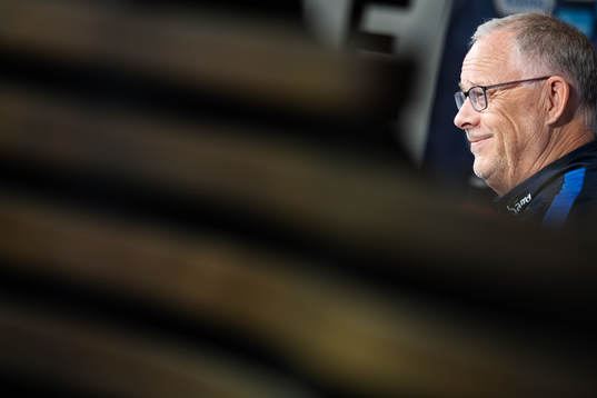Lars Lagerbäck, head coach of the Norwegian national