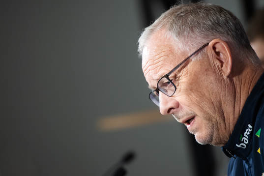 Lars Lagerbäck, head coach of the Norwegian national