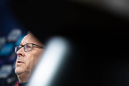 Lars Lagerbäck, head coach of the Norwegian national