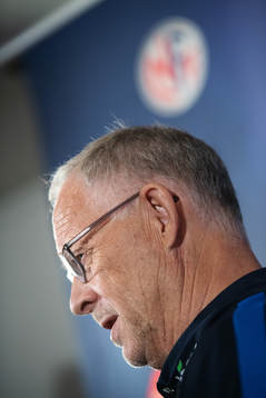 Lars Lagerbäck, head coach of the Norwegian national