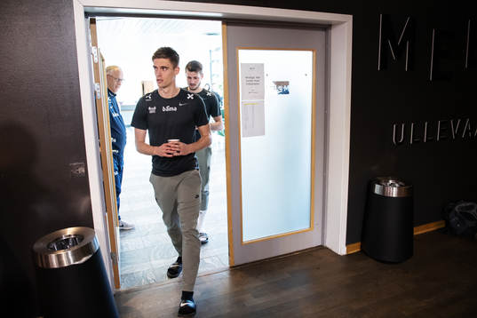 Head coach Lars Lagerbäck, Markus Henriksen and Håvard