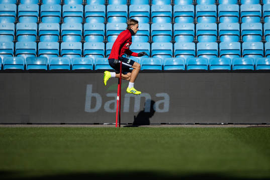 Iver Fossum of the Norwegian national football team