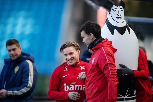 Jonas Svensson of the Norwegian national football team