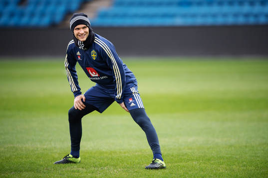 Albin Ekdal of the Swedish national football team