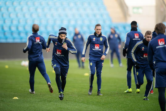 Albin Ekdal of the Swedish national football team