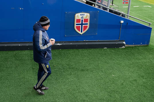 Janne Andersson, head coach of the Swedish national