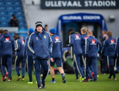 Janne Andersson, head coach of the Swedish national
