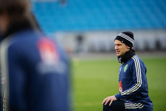 Albin Ekdal of the Swedish national football team