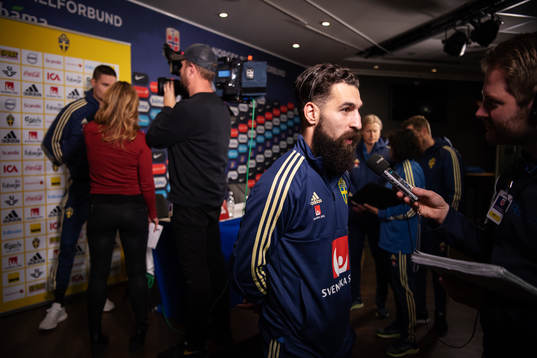 Jimmy Durmaz of the Swedish national football team